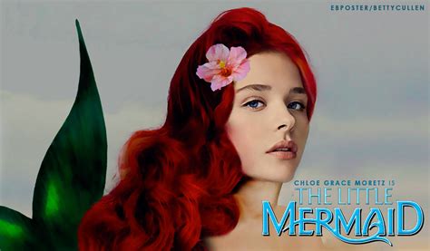 Fan Made Posters Equals — Chloe Grace Moretz As The Little Mermaid