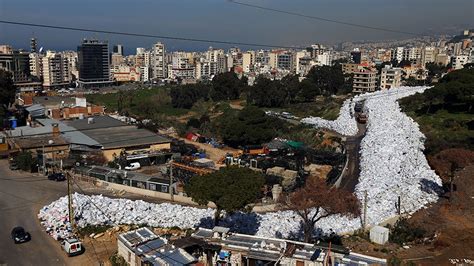 River Of Trash Continues To Flow Through Beirut The Weather Channel