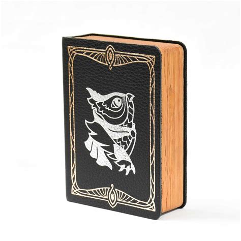 Mini Spellbook Gaming Box Silver Owlbear On Onyx Elderwood Academy