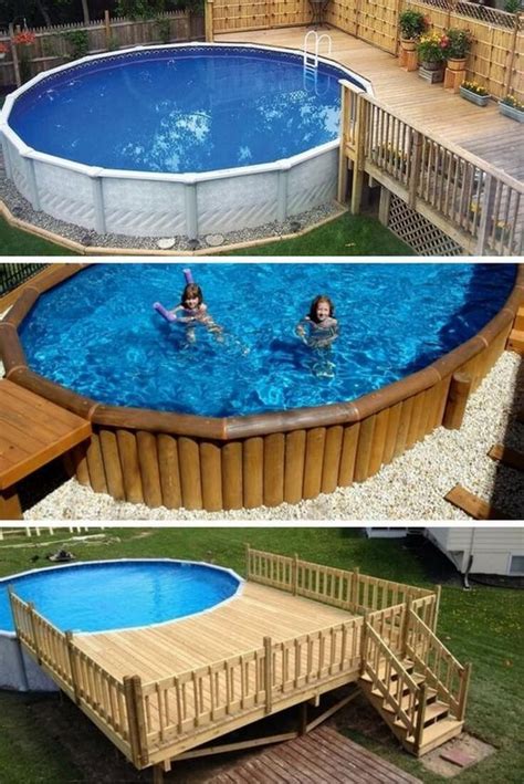 A deck makes your pool more accessible and can add extra space for dining, grilling, or just relaxing poolside. 15+ ABOVE GROUND POOL DECK IDEAS ON A BUDGET | by Diymakes ...