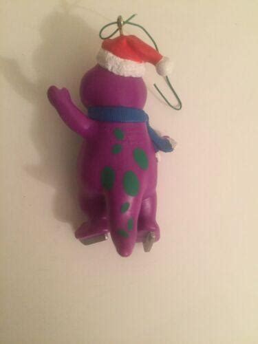 Hallmark Barney The Purple Dinosaur 1994 Christmas Ornament Ice Skating