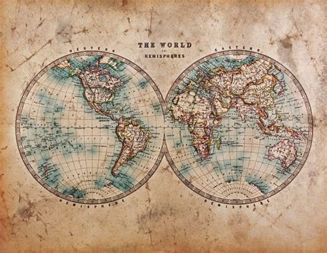 Antique World Map Wallpapers Top Free Antique World Map Backgrounds