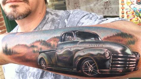 Wild Car Themed Tattoos Autotraderca