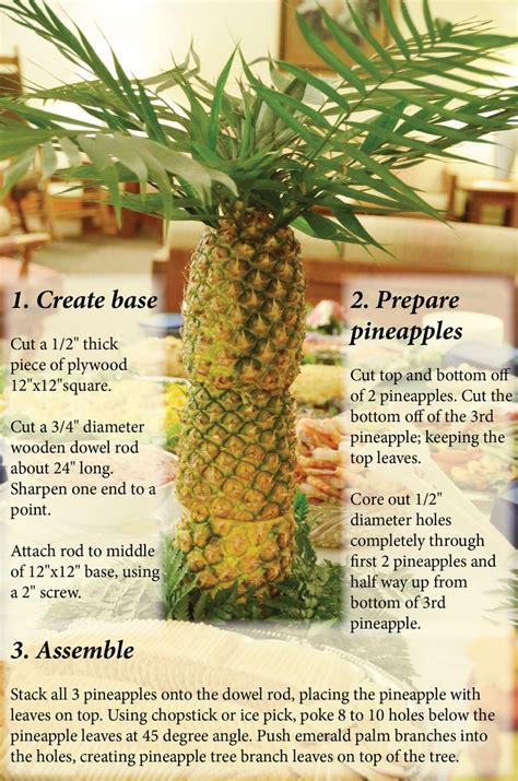How To Create A Pineapple Tree Display These Are Sometimes Created For