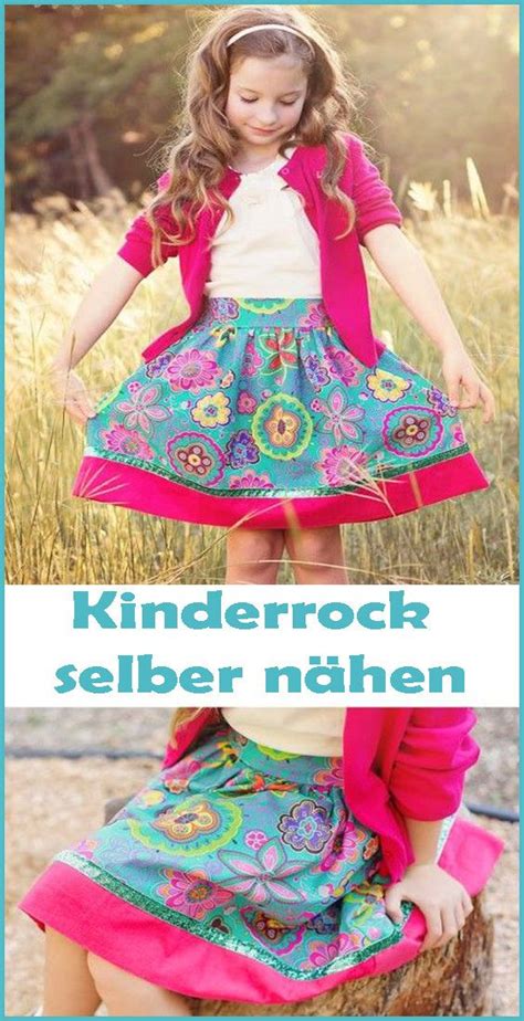 Kinderrock Nähen Mädchenrock Diy Anleitung Für Anfänger Kinder