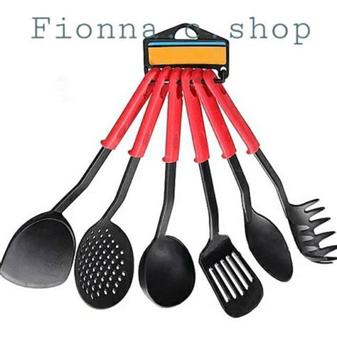 (Colour)Kitchen tools set 6 pcs atau alat masak spatula set | Shopee