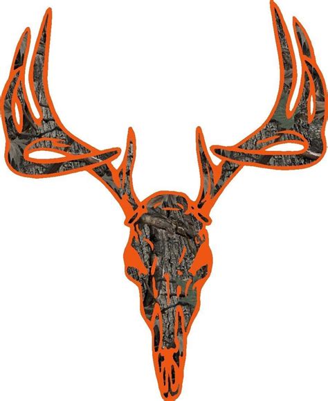 Orange Camouflage Deer Buck Skull Hunting Cornhole Board Game Etsy