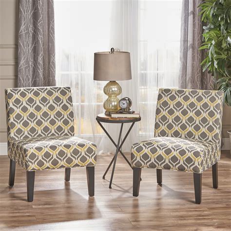 Saloon Fabric Print Accent Chair Set Of 2 By Christopher Knight Home F3f6928d 95d7 49e1 97e3 730313817f1e 