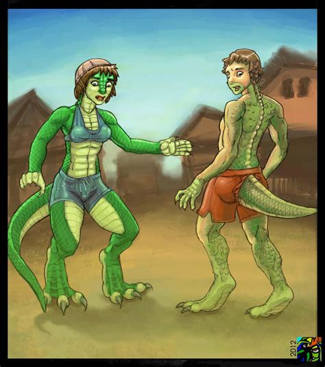 Couple Tf Two Lizards By Cayuga On Deviantart