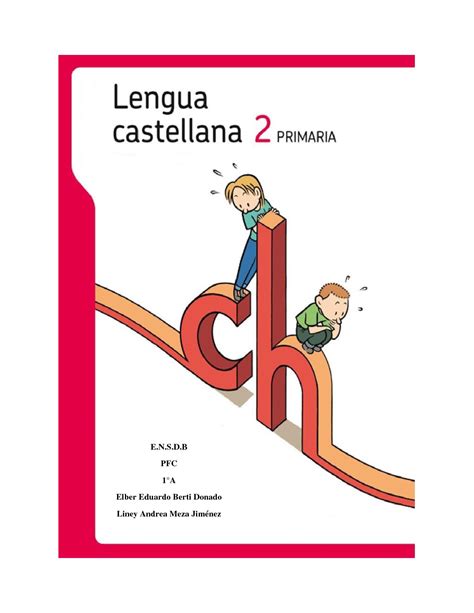 Calaméo Cartilla Lengua Castellana