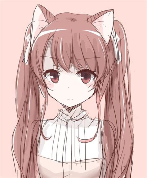 Anime Girl Neko Cat Ears ﾉ ヮ ﾉ･ﾟ Kawaii Anime з