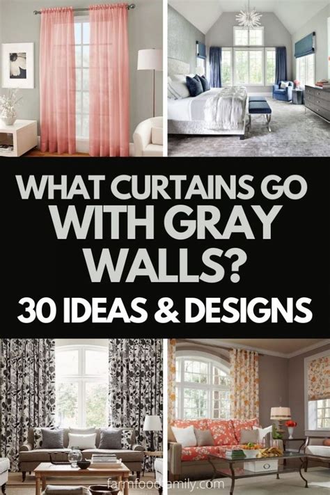 What Color Curtains Go Best With Gray Walls 30 Ideas With Photos