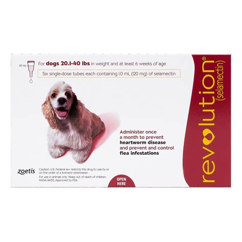Revolution For Dogs Buy Revolution Flea And Heartworm Treatment For