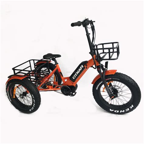 2019 New Design 20inch Mid Drive Electric Tricycle Hot Sale Big Tyre E Trike Buy Three Fat