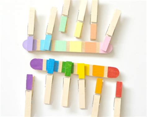 Color Matching Busy Bag Clothespin Color Matching Activity Etsy