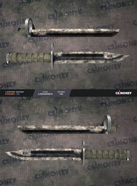 H Stattrak Bayonet Stained Bs Highest Float On Csgoexchange