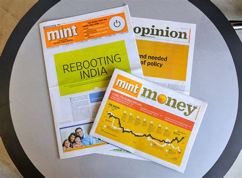 Mint Newspaper Union Budget Edition On Behance