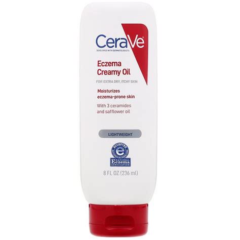 Cerave Eczema Creamy Oil For Extra Dry Itchy Skin 8 Fl Oz 236 Ml