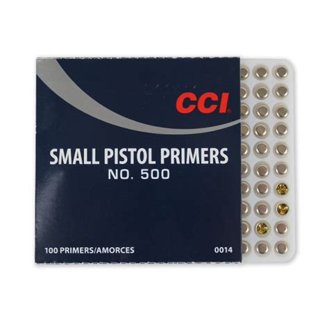 Cci Small Pistol Primers 500 Box Of 1000 10 Trays Of 100 Midwest