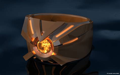 Orange Lantern Power Ring By Jeremymallin On Deviantart