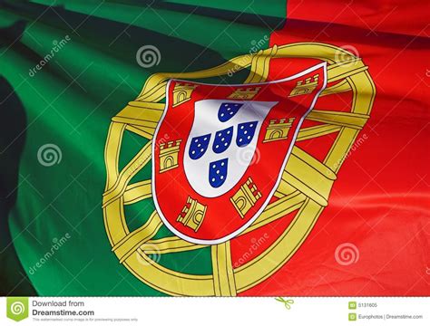 A troca pelo verde e vermelho seria a forma de. Bandeira portuguesa imagem de stock. Imagem de portuguesa ...