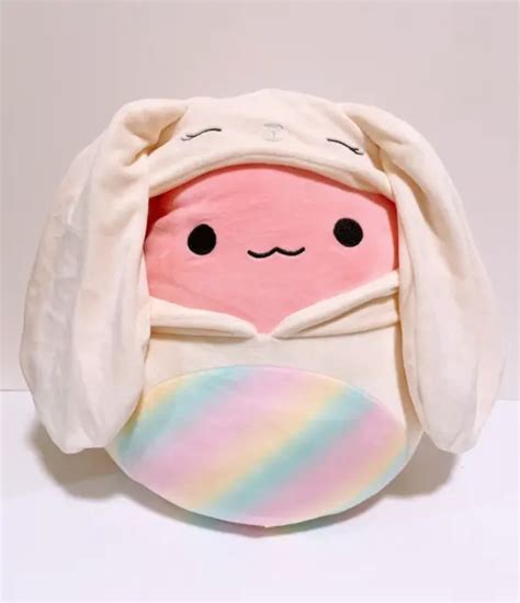 Squishmallows 2024 Easter Squad 12 Archie Axolotl In Bunny Hoodie