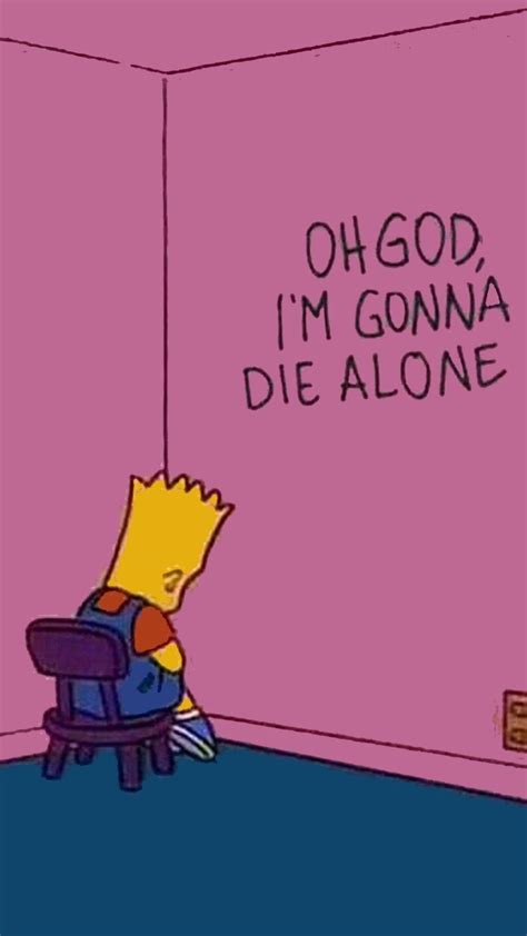 Depressed Bart Simpson Wallpapers Wallpaper Cave