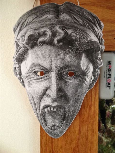 Weeping Angel Mask Doctor Who Party Weeping Angel Bithday