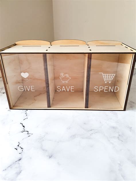 Give Save Spend Money Box My Lovely Ts