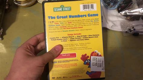 Opening To Sesame Street The Great Numbers Game Dvd Youtube