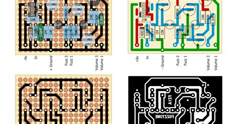 Perf And Pcb Effects Layouts Maestro Fz 1a Fuzz Tone