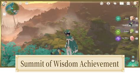 Genshin Summit Of Wisdom Hidden Achievement Guide Genshin Impact