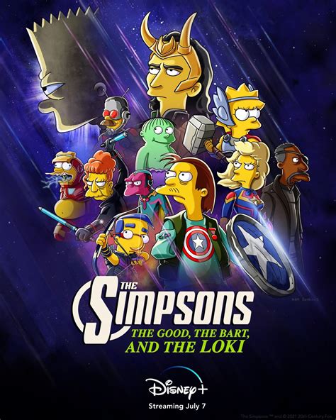 Loki Simpsons Crossover The Good The Bart And The Loki Announced