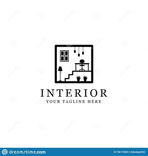 Interior Room Logo Stock Vector Illustration Of Idea 156115303