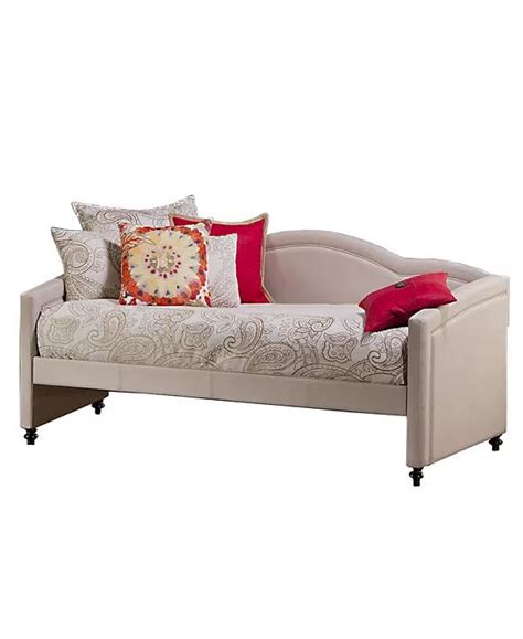 Hillsdale Jasmine Dove Daybed Macy S Furniture Mattress Furniture Upholstered Beds