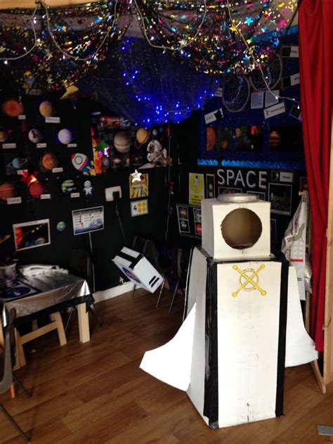 This space classroom theme bundle is 100% editable, printable, and digital and includes resources ranging from google. Space Station/Rocket role play area in Reception | Role ...