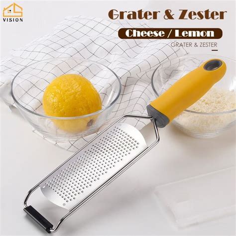 Vision Stainless Steel Cheese Grater Lemon Zester Kitchen Potato Garlic