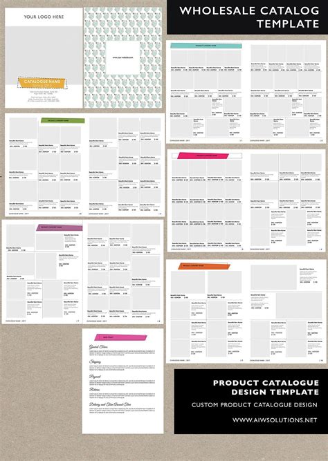 Wholesale Catalog Template Id06 In 2020 Catalogue Design Templates