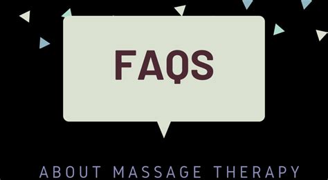 Faqs About Massage Therapy Amy Mcelroy