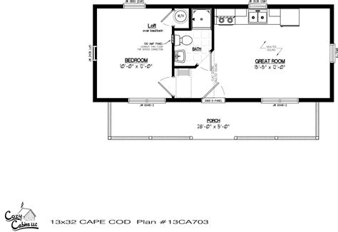 12×24 Cabin Floor Plans New Lofted Barn Barndominium Floor Plans