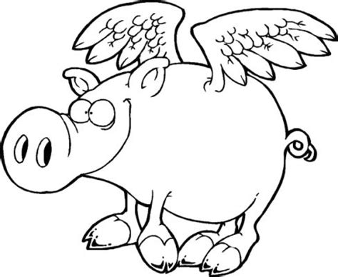 Cute pig coloring pages ideas huge collection cute pigs baby. Flying Pigs Coloring Pages at GetColorings.com | Free ...