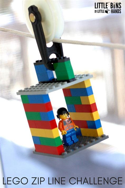 Lego Zip Line Challenge Science Activities For Kids Stem Activities