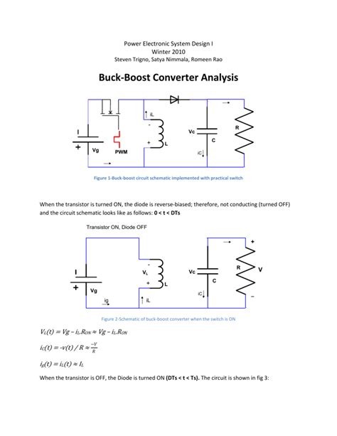 Schematic Of Buck Boost Converter Wiring Diagram