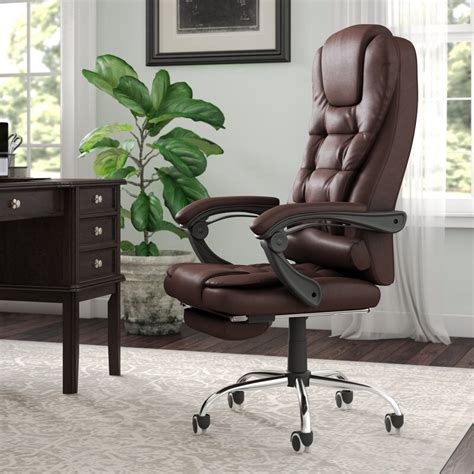 A healthy ergonomic workspace begins with the ergonomic office chair. Winston Porter Yeldell Ergonomic Executive Chair & Reviews ...