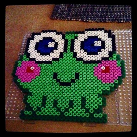 Frog hama beads by tutluva | Perler Beads | Pinterest | Hama beads