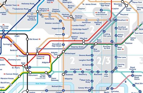 Tube Map Of London Zones 1 6 Tourist Map Of English