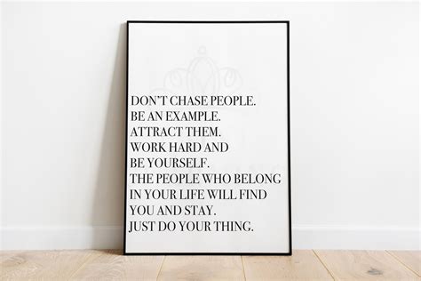 Just Do Your Thing Wall Art Print Positive Quote Print Etsy Uk