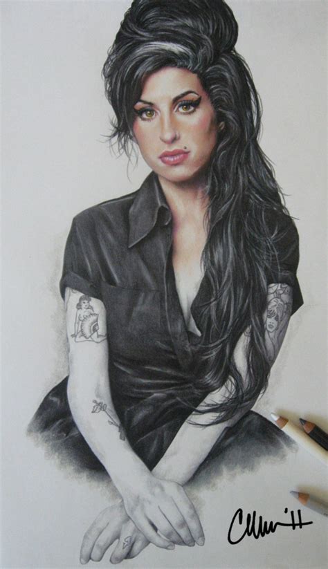 Amy Winehouse Drawing By Live4artinla On Deviantart Amy Winehouse