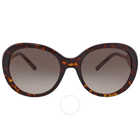 burberry brown gradient round ladies sunglasses be4191 300213 57 burberry sunglasses jomashop