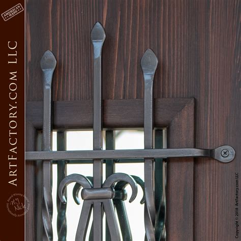 Spanish Style Door Grill Hand Forged Decorative Security Grills